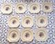 10 Johnson Bros China 7.5 Square Plates California Fresh Fruit Pattern 1940s