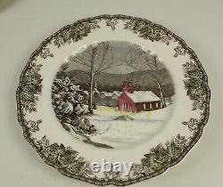 10 Johnson Brothers FRIENDLY VILLAGE Dinner PLATES 10.5 Various Scenes ENGLAN D