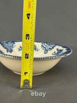 10 Johnson Brothers OLD BRITAIN CASTLES BLUE 6 Rim Cereal Bowls England MINT
