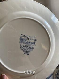 11 Coaching Scenes Johnson Brothers Plates Coach Office Scene