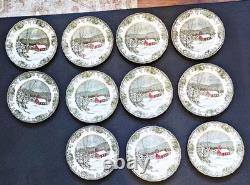 11 Excellent 10 Inch Johnson Brothers Friendly Village Dinner Plates
