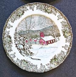 11 Excellent 10 Inch Johnson Brothers Friendly Village Dinner Plates
