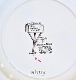 11 Excellent 10 Inch Johnson Brothers Friendly Village Dinner Plates