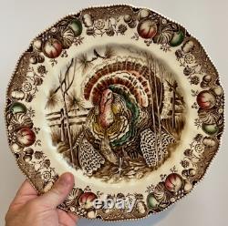 11 His Majesty Thanksgiving Plates & Saucer & Cup Dish Set Johnson Brothers