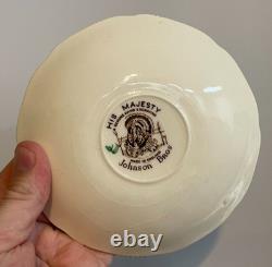 11 His Majesty Thanksgiving Plates & Saucer & Cup Dish Set Johnson Brothers