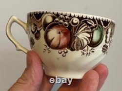 11 His Majesty Thanksgiving Plates & Saucer & Cup Dish Set Johnson Brothers