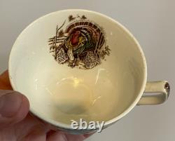 11 His Majesty Thanksgiving Plates & Saucer & Cup Dish Set Johnson Brothers