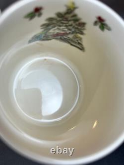 12 Johnson Bros MERRY CHRISTMAS Transfer 3 Mugs MINT
