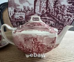 13 Piece Johnson Brothers Old Britain Castles RARE VINTAGE tea set