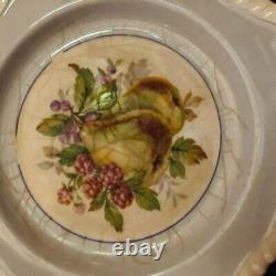 14 vintage Johnson Bros CALIFORNIA Pastel Square Plates Fruit Assembled Set 7.5