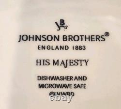 16 PC Set JOHNSON BROTHERS His Majesty Turkey Dinner Salad Plates Bowls Mugs