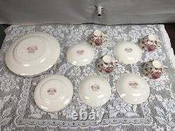 16 Piece Set Johnson Brothers Rose Chintz (4) Dinners, B&B Plates, C & S