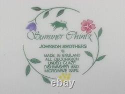 18 Vintage Various 1980s Johnson Brothers Summer Chintz Floral Dinner Plates 10