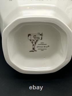 2 Johnson Brothers The Friendly Village 50th Anniversary Ltd Ed 12 Vase (read)