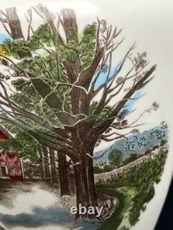 2 Johnson Brothers The Friendly Village 50th Anniversary Ltd Ed 12 Vase (read)