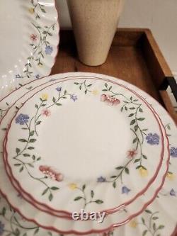 20pc Johnson Brothers England SUMMER CHINTZ service/4 Plates, Bowls, Cups NEW #2