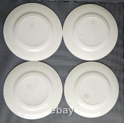 22 Pc RARE VTG Johnson Bros Plates & Bowls, Pareek Fox Scene Green Band FREESHIP