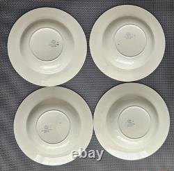 22 Pc RARE VTG Johnson Bros Plates & Bowls, Pareek Fox Scene Green Band FREESHIP