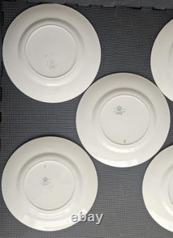 22 Pc RARE VTG Johnson Bros Plates & Bowls, Pareek Fox Scene Green Band FREESHIP