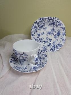 22 pc Johnson Bros Old-Bradbury-in-Blue English Iconic Vintage Porcelain Set