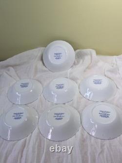 22 pc Johnson Bros Old-Bradbury-in-Blue English Iconic Vintage Porcelain Set