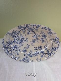 22 pc Johnson Bros Old-Bradbury-in-Blue English Iconic Vintage Porcelain Set