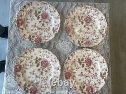 26 Piece Lot Mixed Vintage Johnson Brothers Rose Chintz Pink