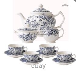 3 Items- Johnson Brothers Devon Cottage Teapot, Creamer and Sugar Bowl