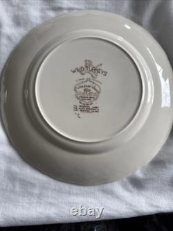 3 Johnson Brothers Wild Turkeys (Flying) Dinner Plates 10.75