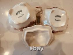 31 Pieces Johnson Bros Old Britain Castles Pink Transferware