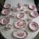 38 Pc Johnson Brothers Old Britain Castles Pink Red Service For 6 And More Set