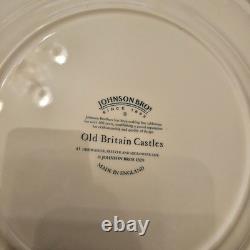 38 Pc Johnson Brothers Old Britain Castles Pink Red Service For 6 And More Set