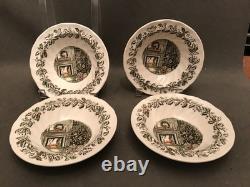 4 Johnson Bros Merry Christmas Rimmed Berry Sauce Bowls Bowl