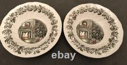 4 Johnson Bros Merry Christmas Rimmed Berry Sauce Bowls Bowl