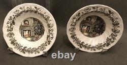 4 Johnson Bros Merry Christmas Rimmed Berry Sauce Bowls Bowl