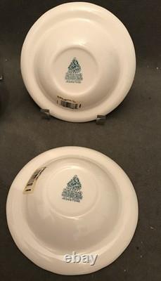 4 Johnson Bros Merry Christmas Rimmed Berry Sauce Bowls Bowl