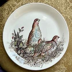 4 Johnson Brothers England Game Birds 10.75 Dinner Plates EUC