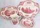 4 Piece Johnson Bros England Old Britain Castles Serving Pitcher Platter Dishes