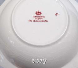 4 Piece Johnson Bros England Old Britain Castles Serving Pitcher Platter Dishes