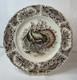 4 Vintage Johnson Bros England Wild Turkey Native American 10.75 Dinner Plates