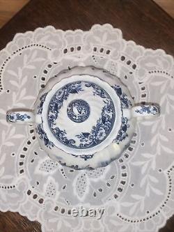 42 Johnson Bros. Blue & White Dishes Coaching Scenes Stoke-on-Trent Blueware