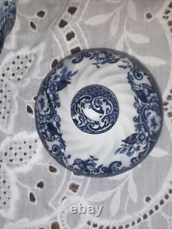 42 Johnson Bros. Blue & White Dishes Coaching Scenes Stoke-on-Trent Blueware