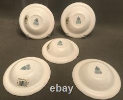 5 Johnson Bros Merry Christmas Rimmed Berry Sauce Bowls Bowl