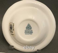 5 Johnson Bros Merry Christmas Rimmed Berry Sauce Bowls Bowl