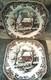 5 Vintage Johnson Bros Country Life 7.75 Square Salad Plates Rare