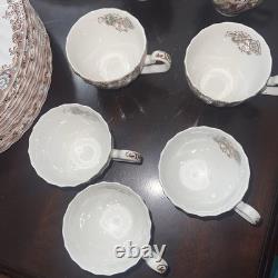 (50 CT) Johnson Brothers HERITAGE HALL GEORGIAN TOWN HOUSE IRONSTONE Dinner Set