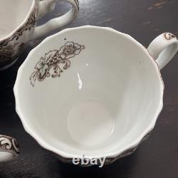 (50 CT) Johnson Brothers HERITAGE HALL GEORGIAN TOWN HOUSE IRONSTONE Dinner Set