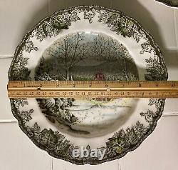 52 Pc 8 Place Settings Johnson Brothers Friendly Village Brown Mark