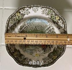 52 Pc 8 Place Settings Johnson Brothers Friendly Village Brown Mark