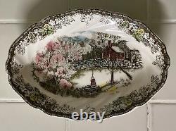 52 Pc 8 Place Settings Johnson Brothers Friendly Village Brown Mark